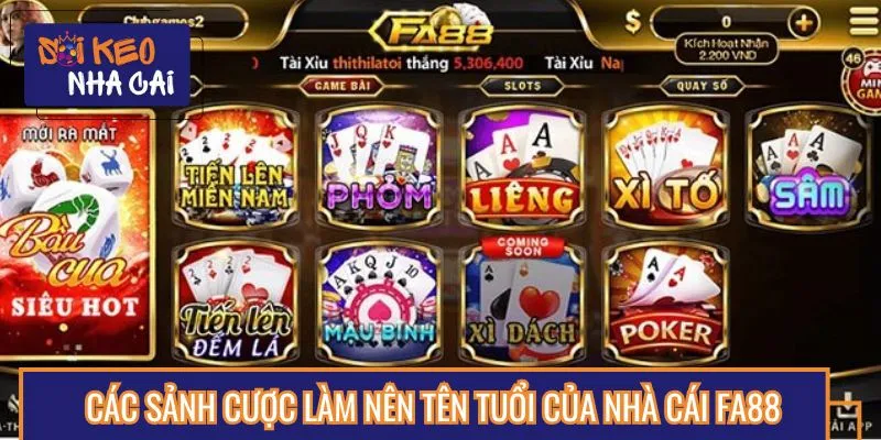 Những sảnh cược nổi bật