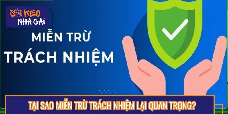 Tầm quan trọng của miễn trừ trách nhiệm